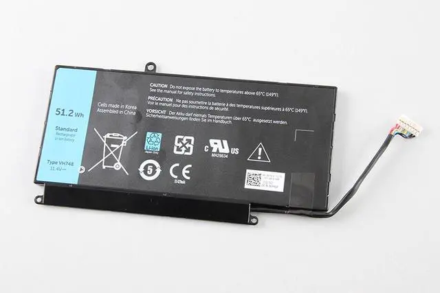 Alt view image 2 of 3 - HWW New 11.4V 51.2Wh Battery Replacement for VH748 Dell Inspiron 14-5439 Vostro 5460 5470 5560