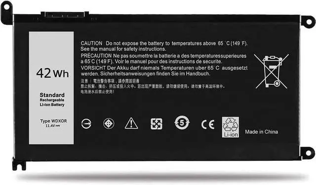 Main image of L23M4PK5 L23B4PK5 Battery Compatible with 15 5568 7560 5567/13 7368 Series/13 5378 14-7460/17-5770 15 7570-11.4V 42WH