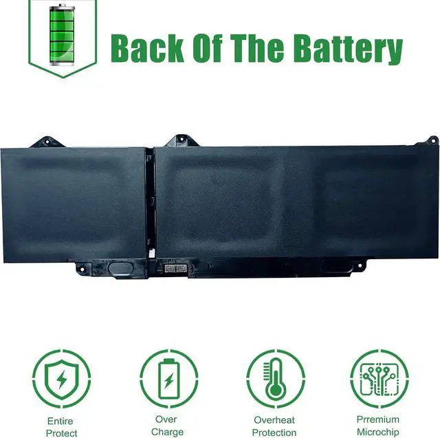 Alt view image 5 of 5 - R73TC Laptop Battery Replacement for Dell Latitude 3340 3440 3450 3540 3550 5340 5350 5440 5450 5540 5550 7455 Precision 3480 3490 3580 3590 P181G P182G Series 0V042N V042N 11.4V 54Wh