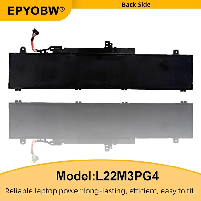 Alt view image 7 of 7 - L22M3PG4 Laptop Battery 47Wh L22X3PG4 5B11N45961 5B11K63024