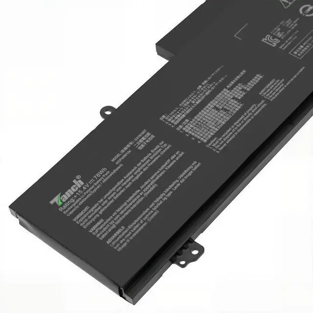 Alt view image 6 of 6 - Tanch C41N1837 Laptop Battery Replacement for Asus Rog Zephyrus GX502GW GU502GU M GU502GV-ES004T GA502DU 15.4V 4940mAh 76Wh