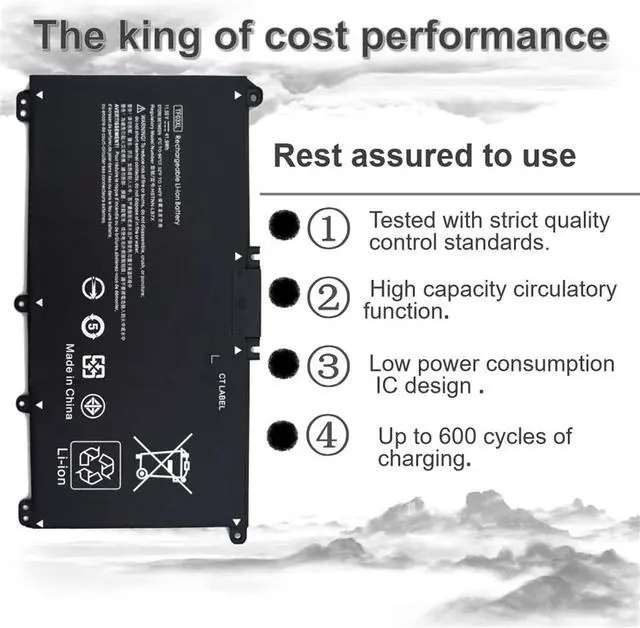 Alt view image 3 of 7 - TF03XL Battery for HP Pavilion 15-CC 15-CC023CL CC0XX 15-CD 15-cd0xx 15-DW 15-DW0050od 15-CK 15-CK0XX 15T-CS 15T-CS200 17-AR X360 Convertible 14-BF 14-BK 14-CD 14-CD0008 14M-CD11.55V 41.9Wh