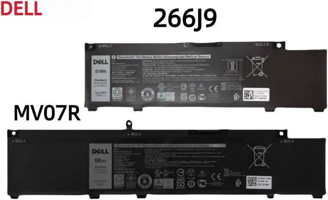 Alt view image 4 of 4 - DELL 266J9 11.4V 51Wh 3-Cell Notebook Battery For DELL G3 15 (3500), G3 15 (3590),G5 15 (5500), G5 15 (5505), SE 5505 , Inspiron 14 5000 (5490) Laptops P/N: 266J9 0M4GWP M4GWP 0PN1VN MV07R W5W19