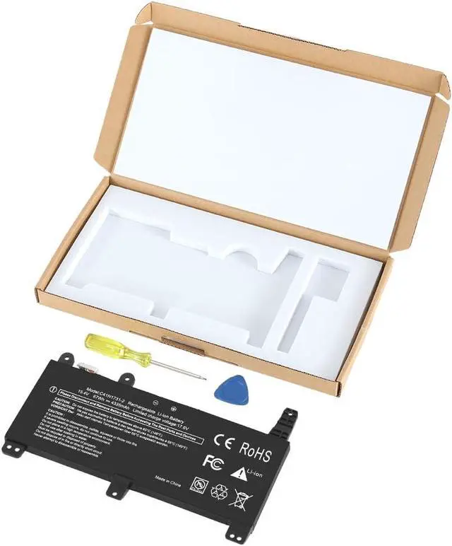 Alt view image 3 of 4 - C41N1731-2 Replacement Battery for Asus ROG Strix G531GU G731GV G731GW G512LU G512LV G512LW G712LU G531GU G531GV G531GW Series Laptop