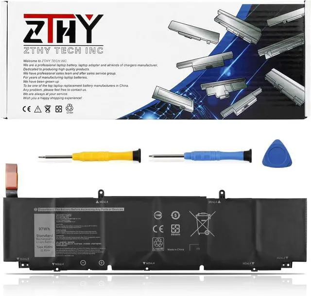 Main image of ZTHY XG4K6 Laptop Battery Replacement for Dell XPS 17 9700 9710 9720 9730