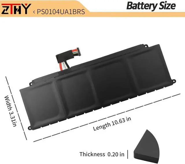 Alt view image 6 of 7 - ZTHY PS0104UA1BRS Laptop Battery for Toshiba Dynabook U30 Tecra A40-J A50-J