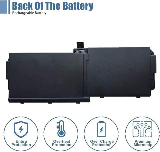 Alt view image 4 of 6 - AM06XL Laptop Battery Replacement for HP Z Book 17 G5 G6 Series HSTNN-IB8G L07350-1C1 L07044-855 AM06095XL HSN-Q12C 11.55V 95.9Wh 8310mAh