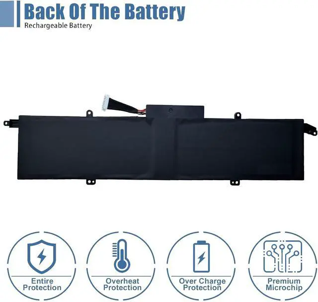 Alt view image 4 of 6 - C41N1908 Laptop Battery Replacement for Asus ROG Zephyrus G14 GA401 GA401Q GA401II GA401IU GA401IV GA401IVC GA401IH GA401QC GA401QH Series C41PQ05 15.4V 76Wh 4940mAh