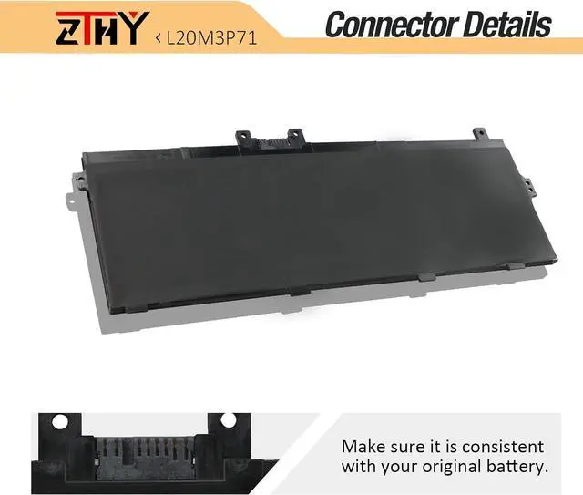 Alt view image 5 of 7 - L20C3P71 L20M3P71 Laptop Battery for Lenovo ThinkPad X13 Yoga Gen 2 Gen 3
