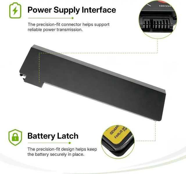 Alt view image 4 of 6 - Tanch Laptop Battery for Lenovo ThinkPad X240 X250 X260 X270 X240 X250 X260 X270 L450 L460 L470 T440 T440s T450 T450s T460 T460P T470P T550 T560, 45N1775 45N1126 45N1160 45N1127 45N1125 45N1124