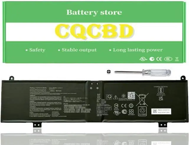 Main image of CQCQ C41N2013 C41N2013-1 Laptop Battery for ASUS ROG Strix G15 G513 G513IM G17 G713 G713IM G713QM Scar 15 G533 G533QM G533QR 17 G733 G733ZM Zephyrus G15 GA503 S17 GX703 M16 GU603 GU603ZM GU603HE