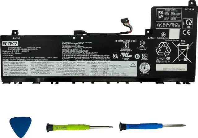 Main image of L20M3PF1 Replacement for Lenovo ideapad 5 Pro-14ACN6 Pro-14ITL6 Pro-14IAP7 Pro-14ARH7 Series SB11B44631 5B11B44633 SB11N52006 5B11N52010 L20D3PF0 5B11B44625 L20C3PF1 11.52V 56.5Wh 4905mAh