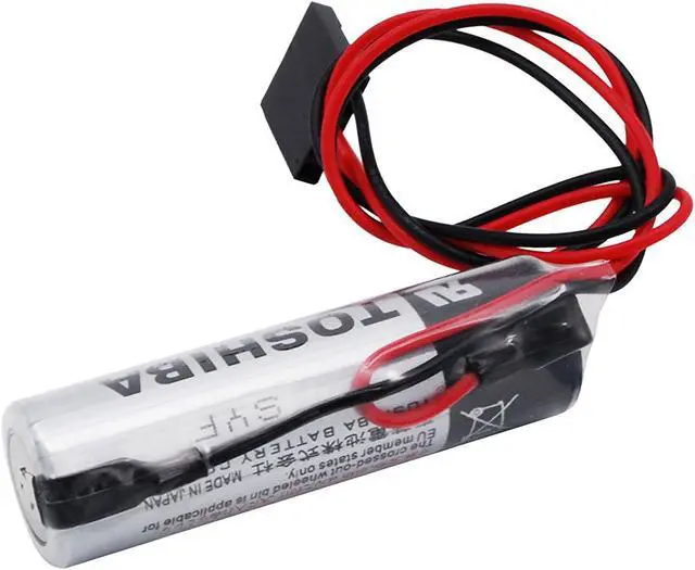 Alt view image 3 of 7 - (5 Pack) XSP Battery for Toshiba ER6V with JAE 5Pin Connector YASKAWA Motoman Robot PN Toshiba ER6V YASKAWA 479348-1