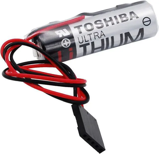 Alt view image 4 of 7 - (5 Pack) XSP Battery for Toshiba ER6V with JAE 5Pin Connector YASKAWA Motoman Robot PN Toshiba ER6V YASKAWA 479348-1