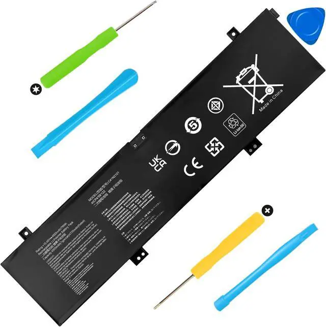 Alt view image 2 of 7 - 76Wh C41N2101 Battery Replacement for ASUS ROG Zephyrus G14 GA402 GA402R GA402RJ GA402NI GA402NJ GA402NV TUF Dash F15 FX517 FX517ZC FX517ZE Zenbook Pro 14 UM6702RA UX8402ZA 15X M6501RR K6501ZM