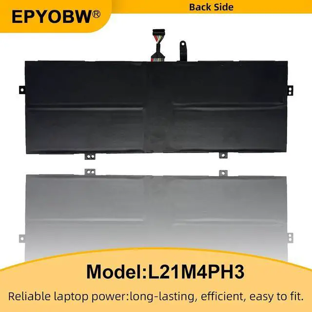 Alt view image 5 of 6 - L21M4PH3 Laptop Battery 50.2Wh 6510mAh 4-Cell 7.72V Compatible with Lenovo Slim 7 Carbon 13IAP7 13IRP8 / Yoga Slim 7 Carbon 13IAP7 13IRP8 Series L21D4PH3