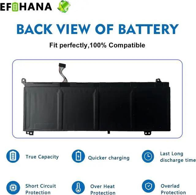 Alt view image 7 of 7 - L19C4PDB Laptop Battery Replacement for Lenovo ThinkBook 14s Yoga ITL 20WE0000DU L19M4PDB 15.44V 60Wh 3912mAh