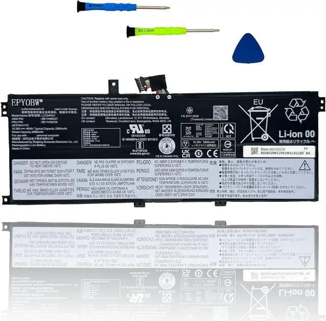 Main image of L21D4PG1 L21L4PG1 Laptop Battery 46Wh 4-Cell Compatible with Lenovo ThinkPad L13 Gen 3 / ThinkPad L13 Gen 4 / ThinkPad L13 Yoga Gen 3 / ThinkPad L13 Yoga Gen 4 Series L21C4PG1 L21M4PG1