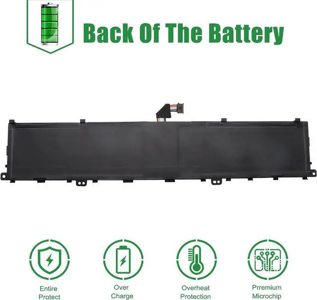 Alt view image 6 of 6 - L20D4P75 Laptop Battery Replacement for Lenovo ThinkPad P1 Gen 4/5/6 Series SB11B79216 5B11B79218 5M11E25314 5M11L99164 L20M4P75 SB11B79215 5B11B79217 5M11E25313 SB11M89862 15.48V 90Wh
