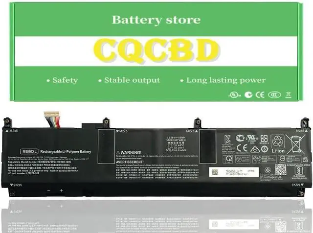 Main image of MB06XL Laptop Battery for HP ZBook Studio G7 Mobile Workstation/ZBook Studio G8 Mobile Workstation/ZBook Create G7 Series HSTNN-IB9E L78553-005 L77973-1C1 L78553-002 (11.58V 83Wh/7167mAh)