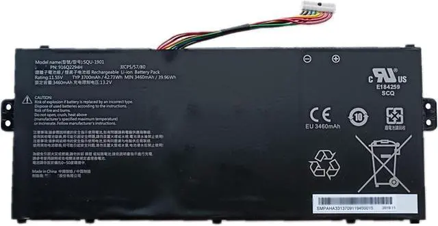 Main image of SQU-1901 916Q2294H 31CP5/57/80 Laptop Battery