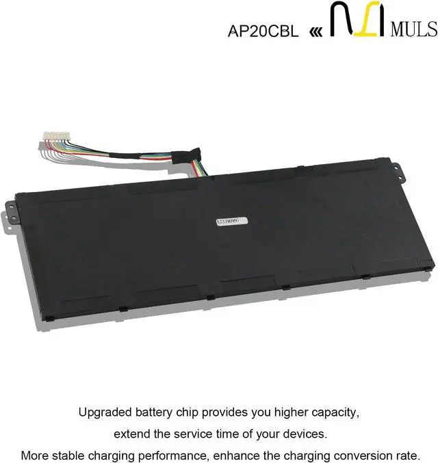 Alt view image 4 of 7 - MULS 53Wh AP20CBL Laptop Battery for Acer Aspire 5 A515-45 Vero AV15-51