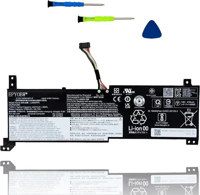 Main image of L20B2PF0 Laptop Battery 38Wh L20M2PF0 L20M2PF8