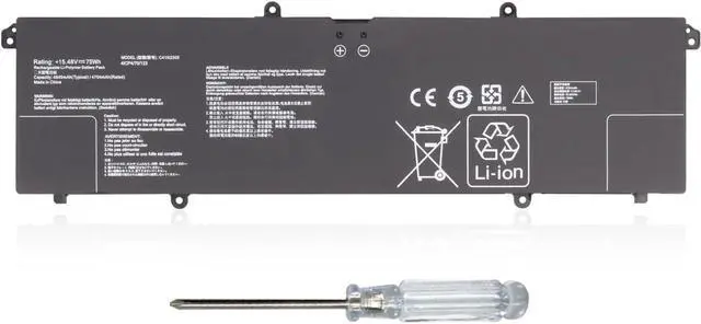 Main image of C41N2305 Laptop Battery Replacement for ASUS Vivobook Pro 15 OLED N6506 N6506MJ N6506MU N6506MV N6506CU Series 0B200-04490000 15.48V/75Wh/4845mAh/4-Cell