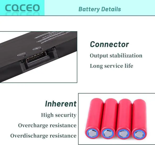 Alt view image 3 of 7 - C41N2305 Laptop Battery Replacement for ASUS Vivobook Pro 15 OLED N6506 N6506MJ N6506MU N6506MV N6506CU Series 0B200-04490000 15.48V/75Wh/4845mAh/4-Cell