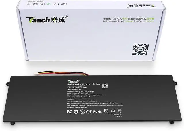 Main image of Tanch 5080270P Laptop Battery for Jumper Ezbook S4 S5 4982229P