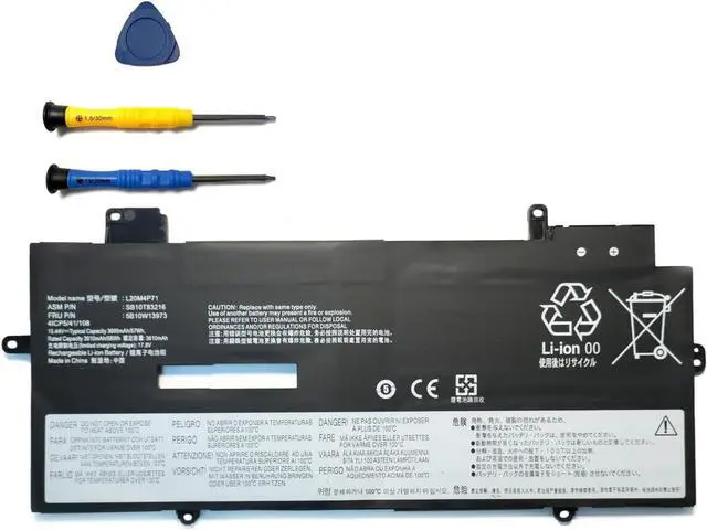 Main image of L20C4P71 L20M4P71 L20D4P71 L20L4P71 Laptop Battery Replacement for Lenovo ThinkPad X1 Carbon 9th 10th 11th Gen,ThinkPad X1 Yoga 6th 7th 8th Gen 2021 2022 Series(15.44V 57Wh)
