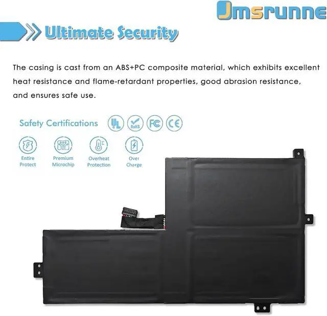 Alt view image 4 of 7 - 47Wh L22M3P71 Laptop Battery Replacement for Lenovo 100w 300w 500w Yoga Gen 4 2023 Series Notebook L22D3P71 SB11H56255 5B11H56354 L22C3PG0 L22D3PG0 SB11H56253 5B11H56352 L22C3P71 L22M3P72