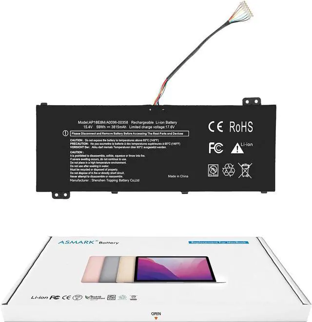 Main image of AP18E8M Battery Replacement for Acer Nitro 7 AN715-51 Nitro 5 AN515-54 AN515-55 AN517-51 Aspire 7 A715-74G Predator Helios 300 PH315-52 PH317-53 4ICP4/70/88 4ICP4/69/90 KT.00407.009 Laptop Battery