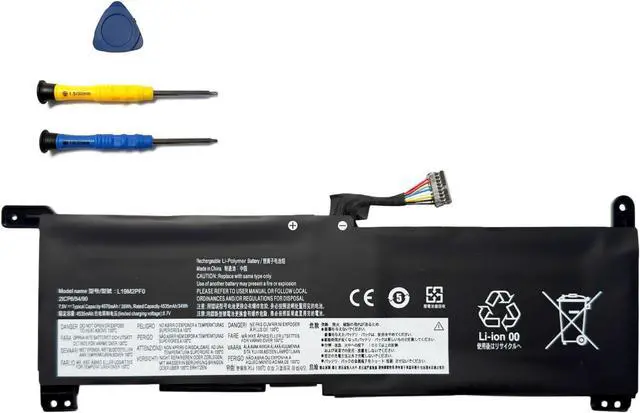 Main image of L19M2PF0 5B10V25257 5B10W67171 L16L2PB3 5B10V25259 SB10V25256 Laptop Battery Replacement for Lenovo Ideapad Slim 1-11AST-05 1-14AST-05 Series(7.5V 35Wh)