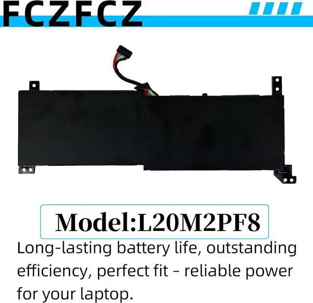 Alt view image 7 of 7 - L20M2PF8 Battery 38Wh 4947mAh Replacement for Lenovo IdeaPad 3-14ITL6 3-15ALC6 3-17ADA6 / V14 G2-ALC V15 G2-IJL Series 5B11C94112 L20C2PF0 L20M2PF0 L20B2PF0 L20L2PF0 7.68V 38Wh 4947mAh