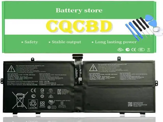 Main image of CQCBD 916TA135H DYNZ02 Laptop Battery for Microsoft Surface Laptop Go 1943 12.4" 12.4inch (7.58V 39.7Wh/5235mAh)