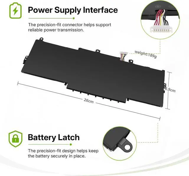 Alt view image 4 of 6 - Tanch C31N1811 Laptop Battery for Asus ZenBook 14 U4300 UX433 UM433 Series
