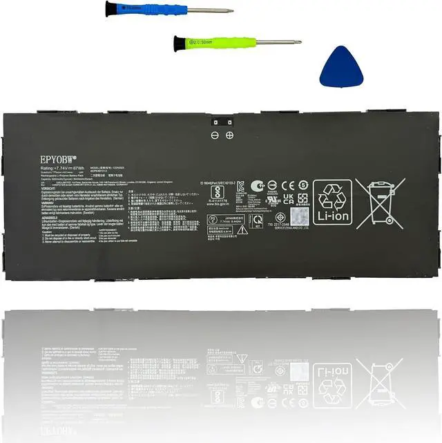 Main image of C22N2023 Laptop Battery 67Wh 8694mAh 7.74V Compatible with Asus Chromebook CXB170CKA Series