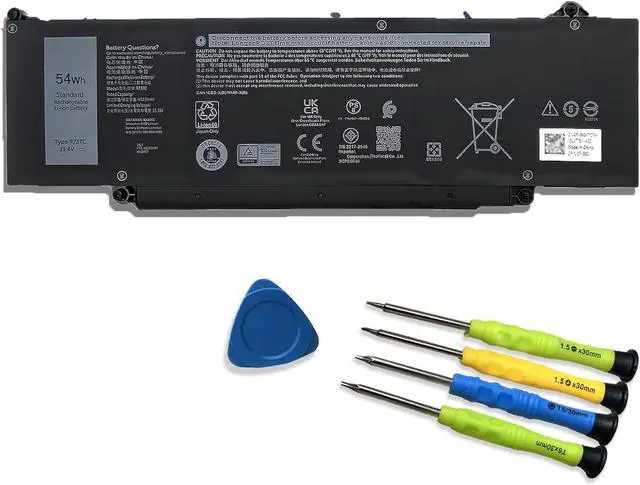 Main image of R73TC 54Wh Laptop Battery Compatible with Dell Latitude 3340 3440 3450 3540 5350 5440 5450 5540 5550 7455 Inspiron 14 Plus 7441 PN DR02P 2X1V9 GTG7N GRWKG KDM9P Series 11.4V