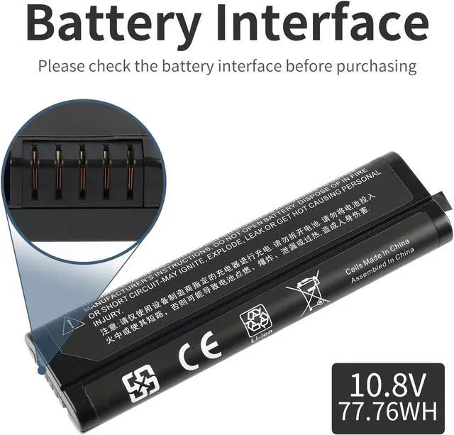 Alt view image 4 of 7 - Battery for Inspired Energy NI2040 NI2040HD NI2040PH NI2040XD NI2040AG NI2040ED NI2040JD29 NI2040SL24 LI204SX