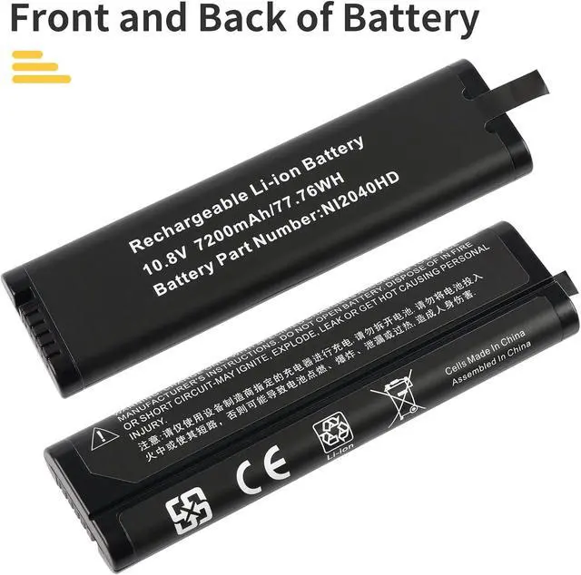 Alt view image 7 of 7 - Battery for Inspired Energy NI2040 NI2040HD NI2040PH NI2040XD NI2040AG NI2040ED NI2040JD29 NI2040SL24 LI204SX