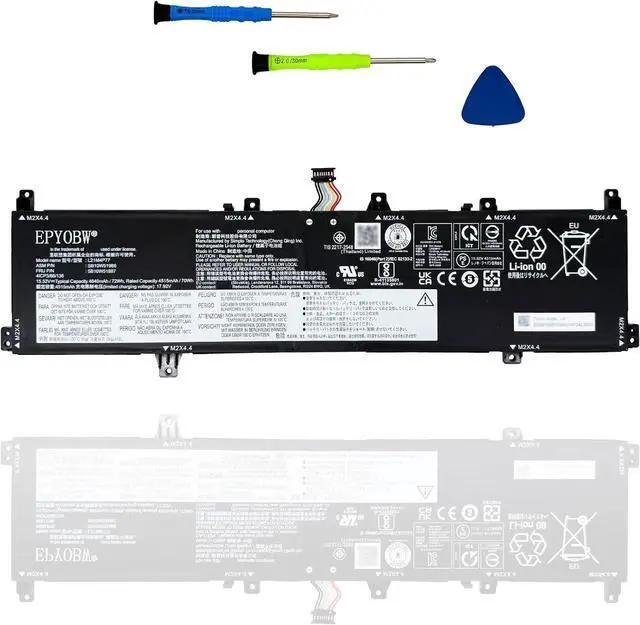 Main image of L21M4P77 Laptop Battery 72Wh 4640mAh 15.52V Compatible with Lenovo ThinkPad Z16 Gen 1 / ThinkPad Z16 Gen 2 Series SB10W51988 5B10W51887 L21C4P74 SB10W51989 5B10W51888 L21D4P76
