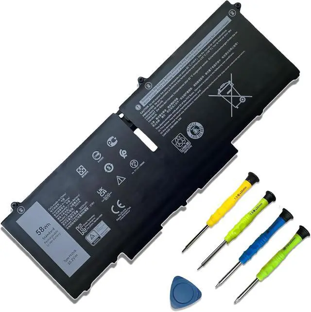 Main image of 4-Cell FK0VR 58Wh Laptop Battery for Dell Latitude 5330 7330 7430 7530 Latitude 5330 7330 7430 2-in-1 Series P133G P134G P135G P136G FKOVR 8H6WD 01VX5 404T8 51R71 8P81K 15.2V 3625mAh