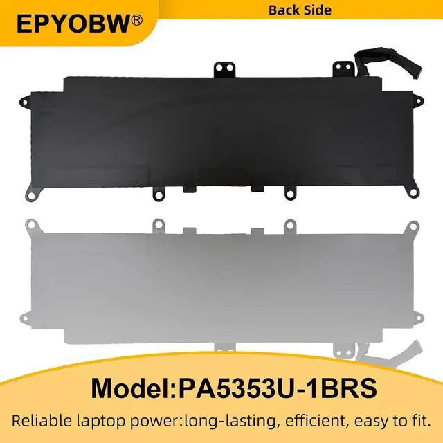 Alt view image 6 of 7 - PA5353U-1BRS Laptop Battery 48Wh 4080mAh 3-Cell 11.4V Compatible with Toshiba Dynabook Tecra X50 X50-F Series 3ICP5/94/68