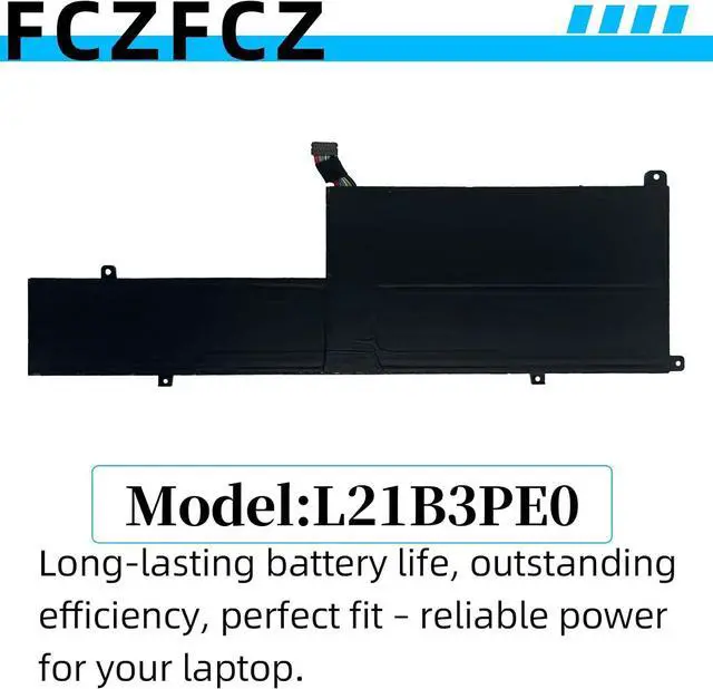 Alt view image 6 of 6 - L21B3PE0 Battery 51Wh Replacement for Lenovo IdeaPad Flex 5-14IAU7 5-14ALC7 5-14ABR8 5-14IRU8 5-16IAU7 5-16ALC7 5-16ABR8 Series L21L3PE0 L21M3PE1 L21C3PE0 L21M3PE0 L21M3PE2 11.52V