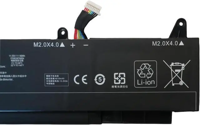Alt view image 4 of 7 - CC03XL HSTNN-UB8W HSTNN-DB9O L77991-005 L77622-541L77622-2C1 Laptop Battery Compatible with HP EliteBook 850 G7 G8 EliteBook 855 G7 G8 ZBook Firefly 15 G7 G8 Series (11.55V 56Wh)