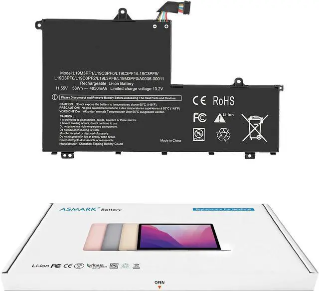 Main image of L19M3PF1 Battery Replacement for Lenovo ThinkBook 14-IML 20RV 14-IIL 20SL 15-IML 20RW 15-IIL 20SM Series L19C3PF0 L19C3PF1 L19C3PF9 L19D3PF0 L19D3PF2 L19L3PF8 L19M3PF0 L19L3PF1 L19M3PF9 Laptop Battery