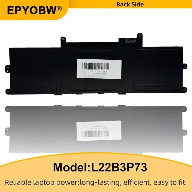 Alt view image 7 of 7 - L22B3P73 Laptop Battery 57Wh 3-Cell L22C3P76 L22D3P77 L22M3P77