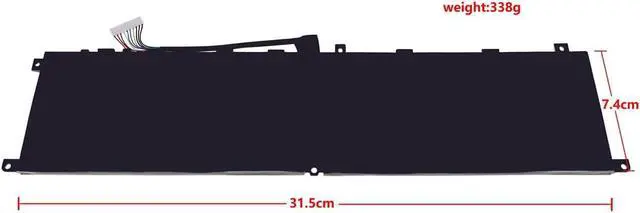 Alt view image 3 of 6 - Tanch Genuine BTY-M6L MS-16Q21 4ICP8/35/142 ICP/8/35/142 Laptop Battery Replacement for MSi P65 Creator 8RF GS65 Stealth Thin 8RF 8RE 8RF-019DE15.2V 5380mAh 80.25Wh