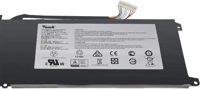 Alt view image 5 of 6 - Tanch Genuine BTY-M6L MS-16Q21 4ICP8/35/142 ICP/8/35/142 Laptop Battery Replacement for MSi P65 Creator 8RF GS65 Stealth Thin 8RF 8RE 8RF-019DE15.2V 5380mAh 80.25Wh